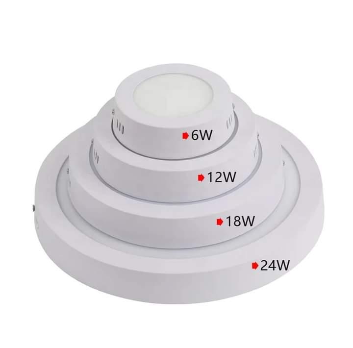 Round LED Surface Mount Panel Light 6W - Cool White