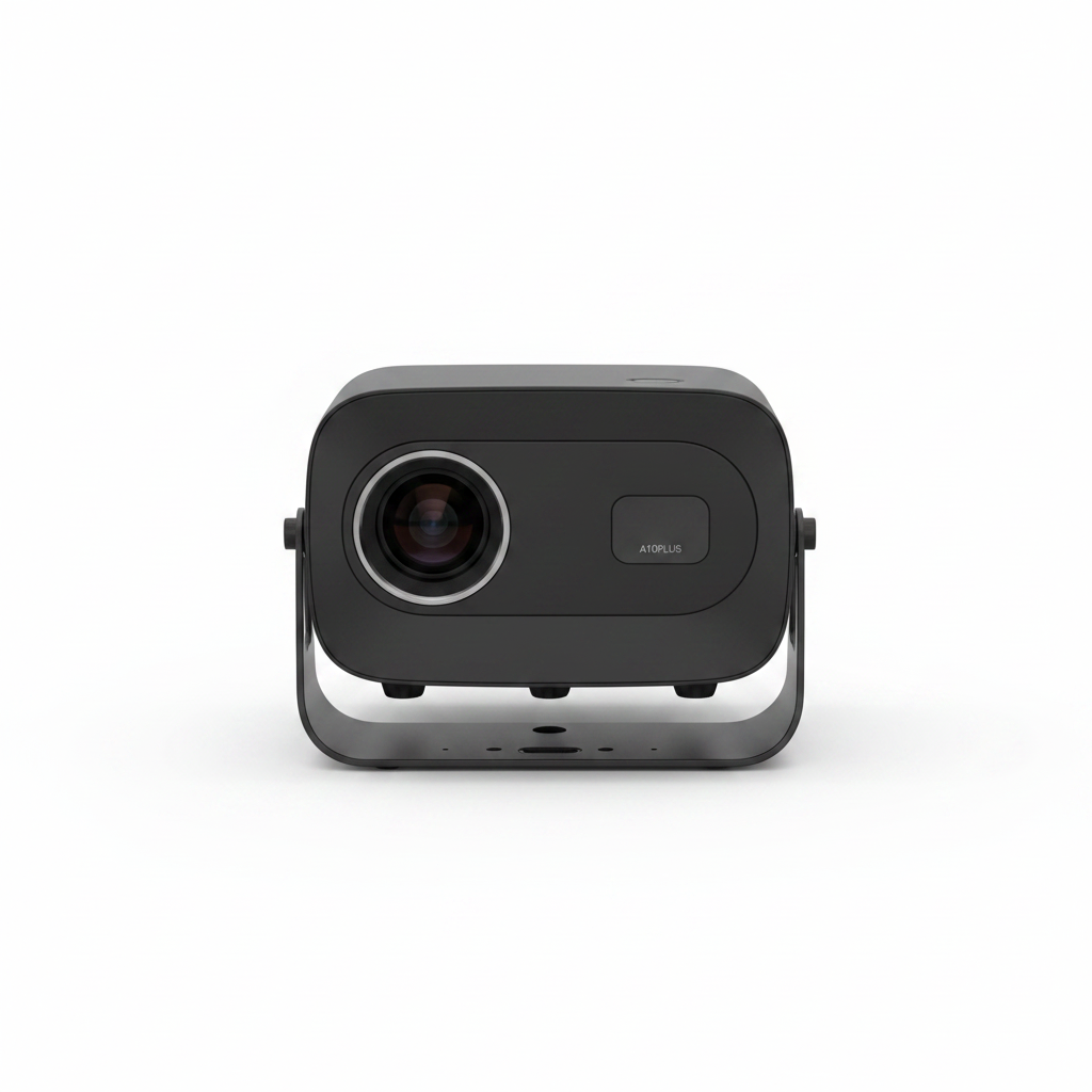 A10 Plus LED Android Portable Projector 4K – HDMI, USB & Aux
