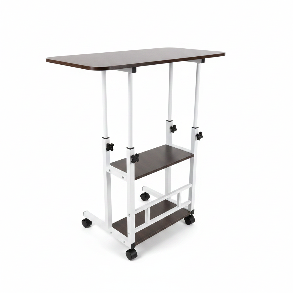 Adjustable Standing Desk with Wheels