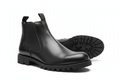 Black Leather Chelsea Boots