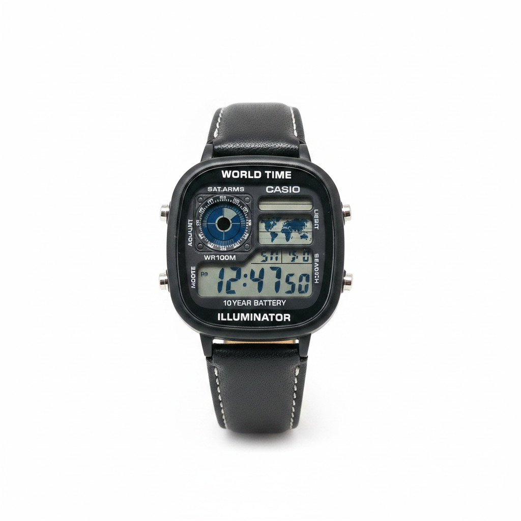 Casio World Time Illuminator Digital Watch
