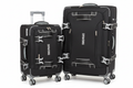 DFAVORS Black Luggage Set (4 Pieces)