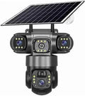 V380 Smart Net Camera Solar-Powered HD Triple Lens