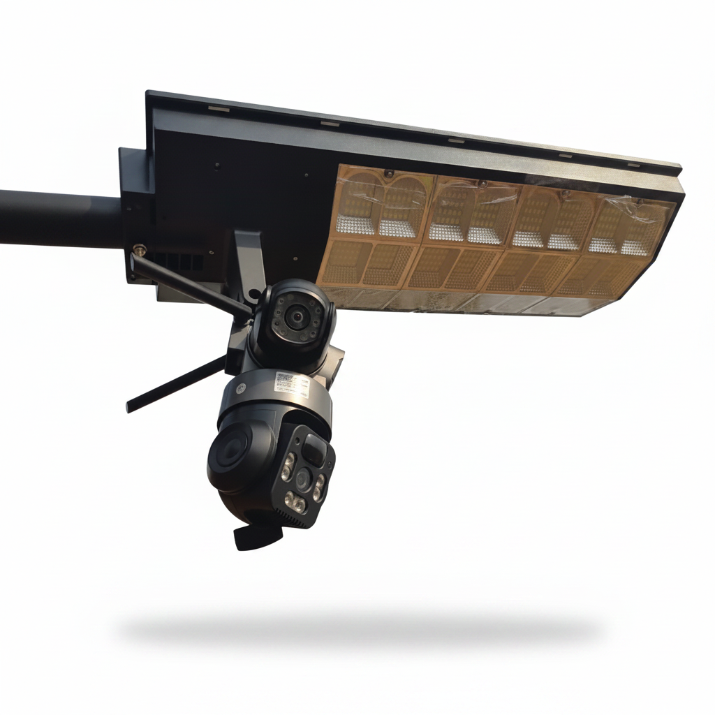 4G SIM Card Solar Camera with Floodlight