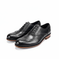 Franco Banetti Wingtip Brogue Oxfords - White Background
