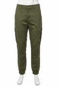 Men's Olive Cargo Jogger Pants