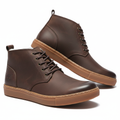 Timberland Dark Brown Leather Chukka Boots with Gum Sole