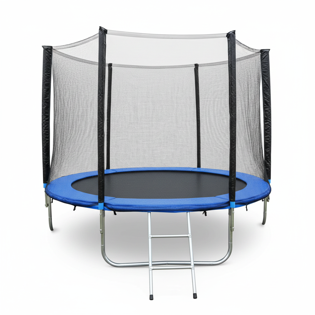 6 Feet Trampoline with Safety Net & Ladder