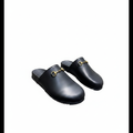 Gucci Black Leather Horsebit Mule
