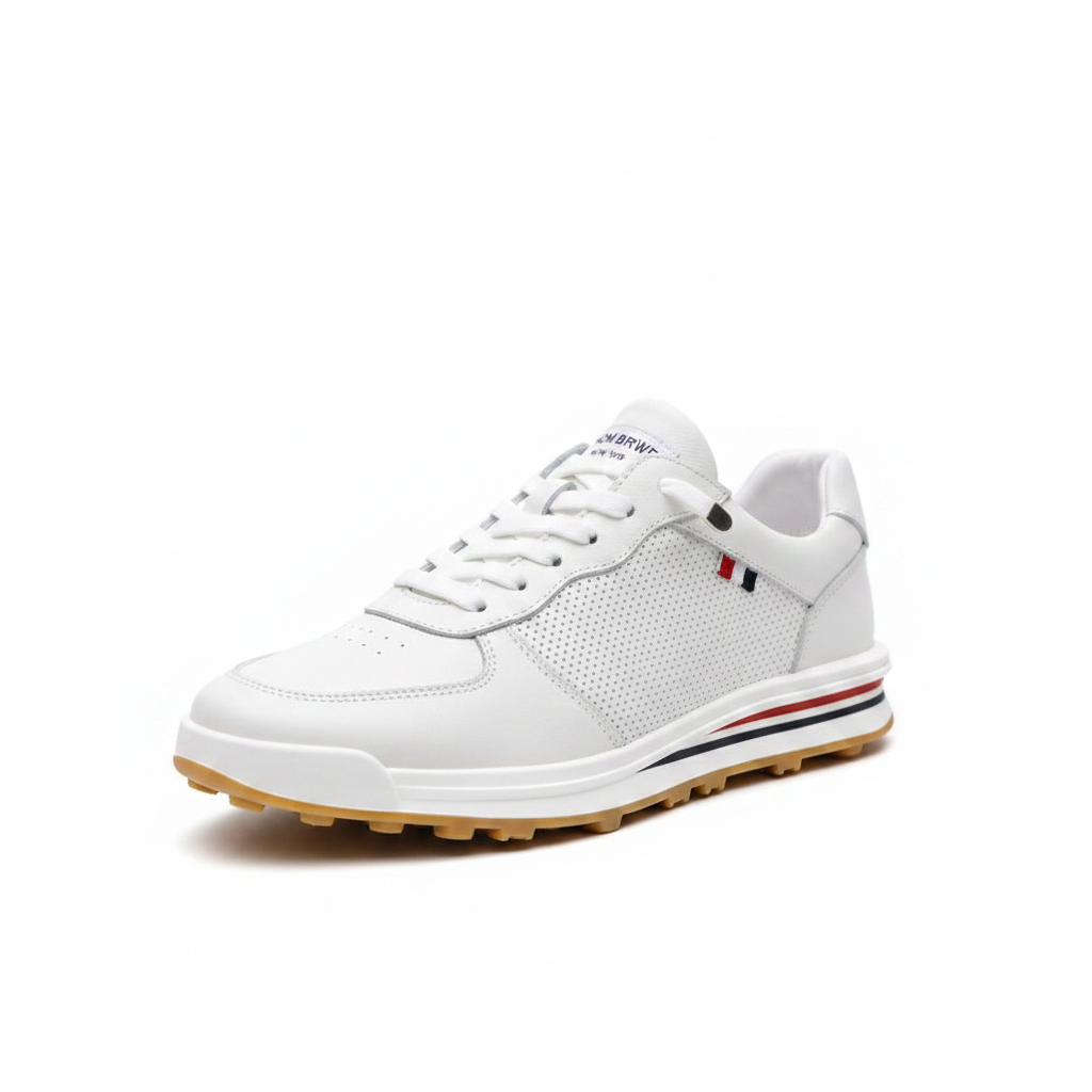 Thom Browne Low-Top Leather Sneaker