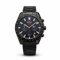 Biden Chronograph All-Black Rose Gold Watch
