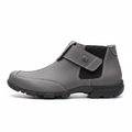 Clarks Grey Velcro Ankle Boots