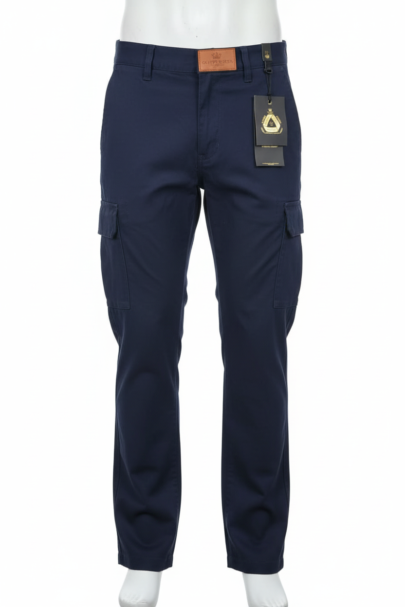 Men's Navy Blue Cargo Pants – Oliver Queen