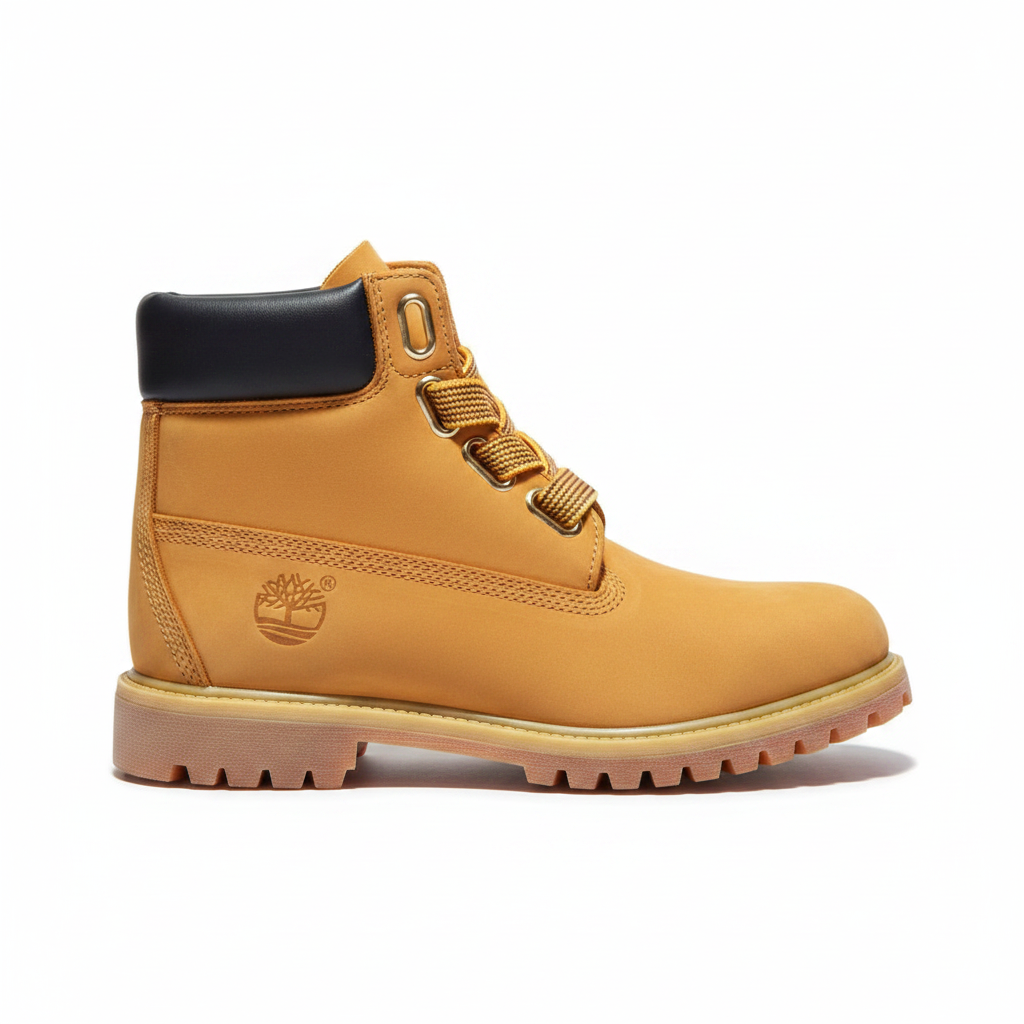 Timberland Wheat Boots – Navy Collar Edition