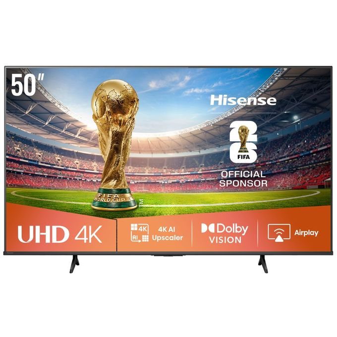 Hisense 50 Inch LED 4K Ultra HD VIDAA Smart TV - 50A6QS (3 Years Warranty)