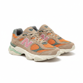 New Balance 9060 Tan Orange Pink Sneakers
