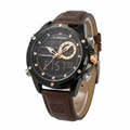 Naviforce Chronograph Watch – Brown Leather Strap