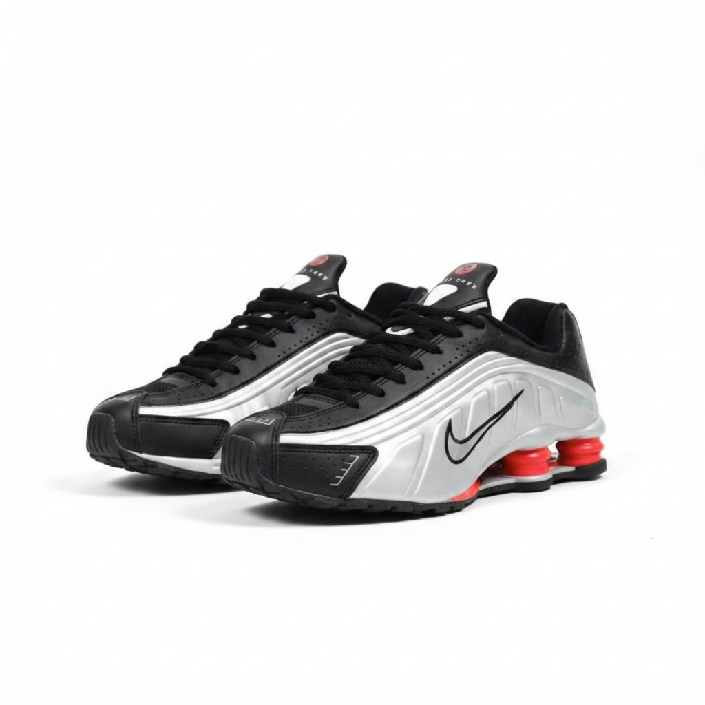 Nike Shox R4 Black/Silver/Red