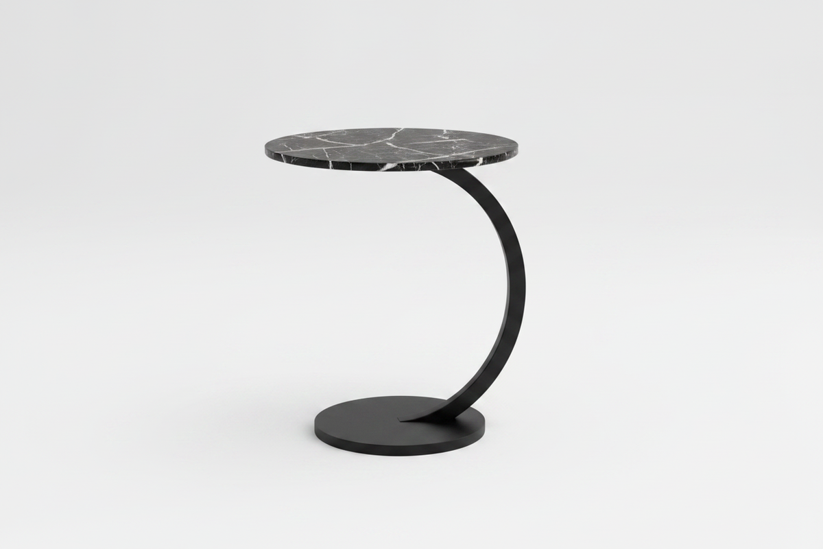 C-Shape Top Side Table