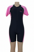 Women's Sport Swimming Costume – Black & Pink