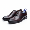 Franco Banetti Men's Dark Burgundy Wholecut Oxford