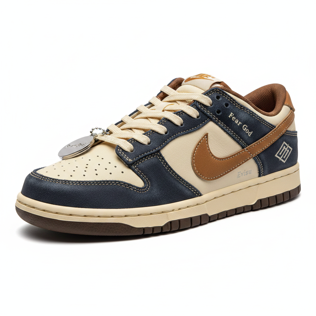 Nike Dunk Low x Fear of God x Evisu Sneaker