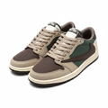 Air Jordan 1 Low – Taupe/Chocolate/Forest Green