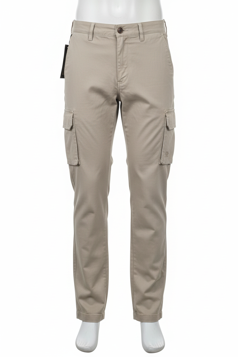 Men's Stone Beige Cargo Pants