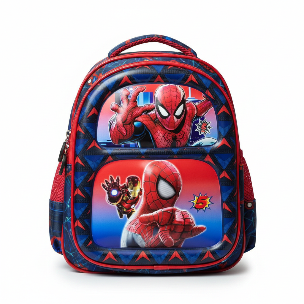 Spider-Man & Iron Man Kids School Backpack