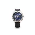 Casio Edifice Chronograph Watch – Blue Dial & Black Leather Strap