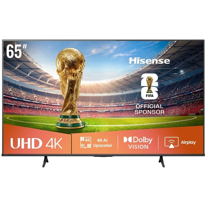 Hisense 65 Inch 4K UHD VIDAA Smart TV - 65Q6 (3 Years Warranty)