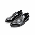 Franco Banetti Patent Leather Buckle Loafers