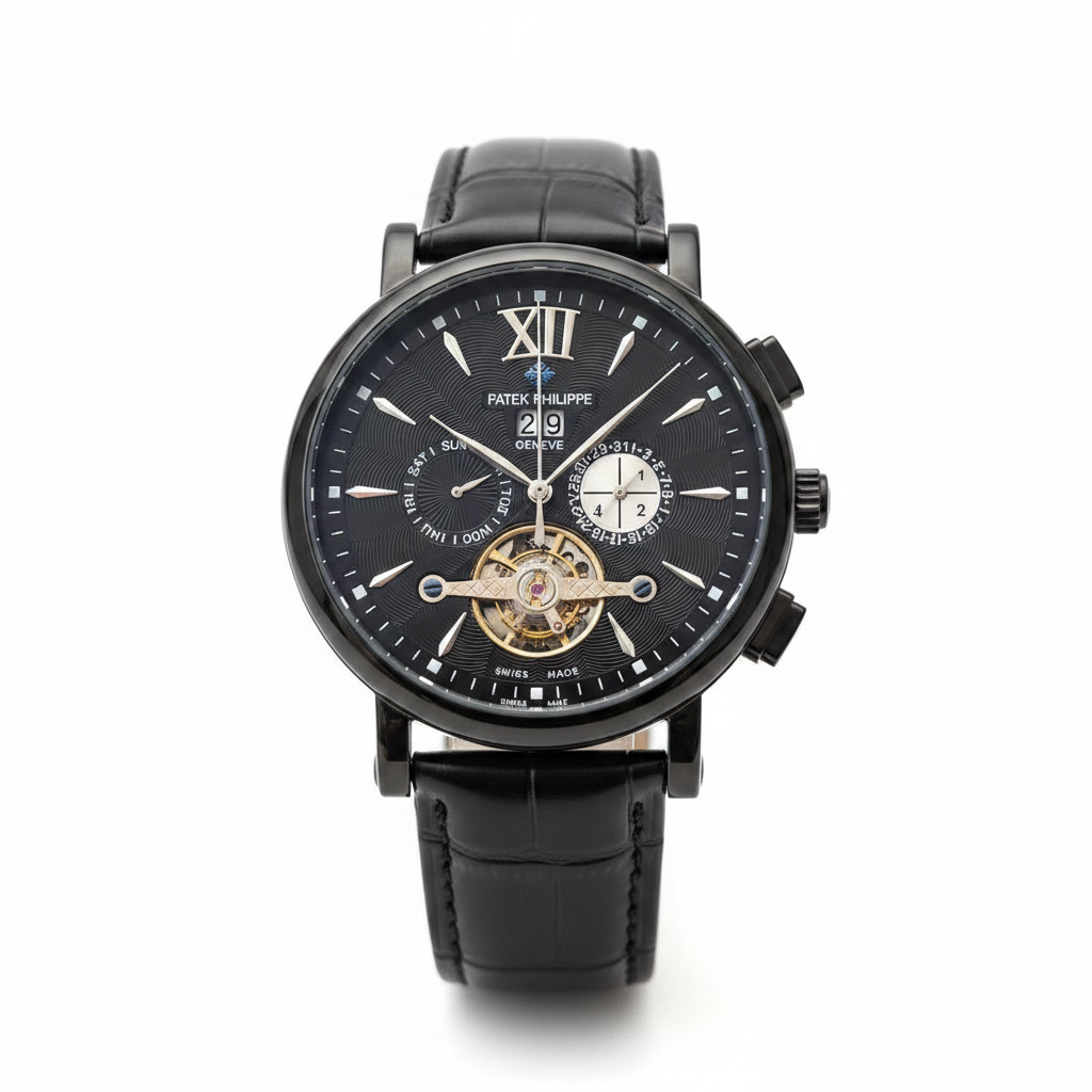 Patek Philippe Geneve Tourbillon Chronograph – All Black Edition