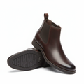 Clarks Dark Brown Leather Chelsea Boots