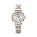 Emporio Armani Women's Watch – Two-Tone Rose Gold & Silver