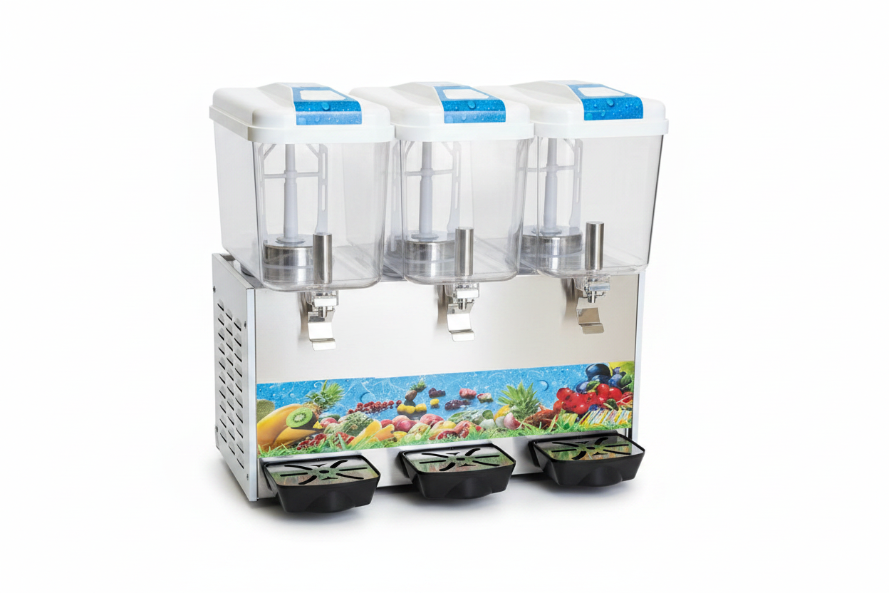 Triple Tank Commercial Juice Dispenser