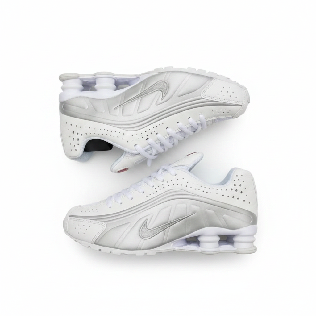 Nike Shox R4 – Triple White