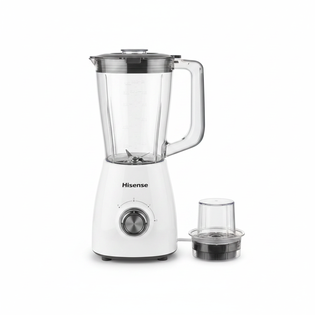Hisense 2-in-1 Blender with Chopper Bowl (Plastic Base)