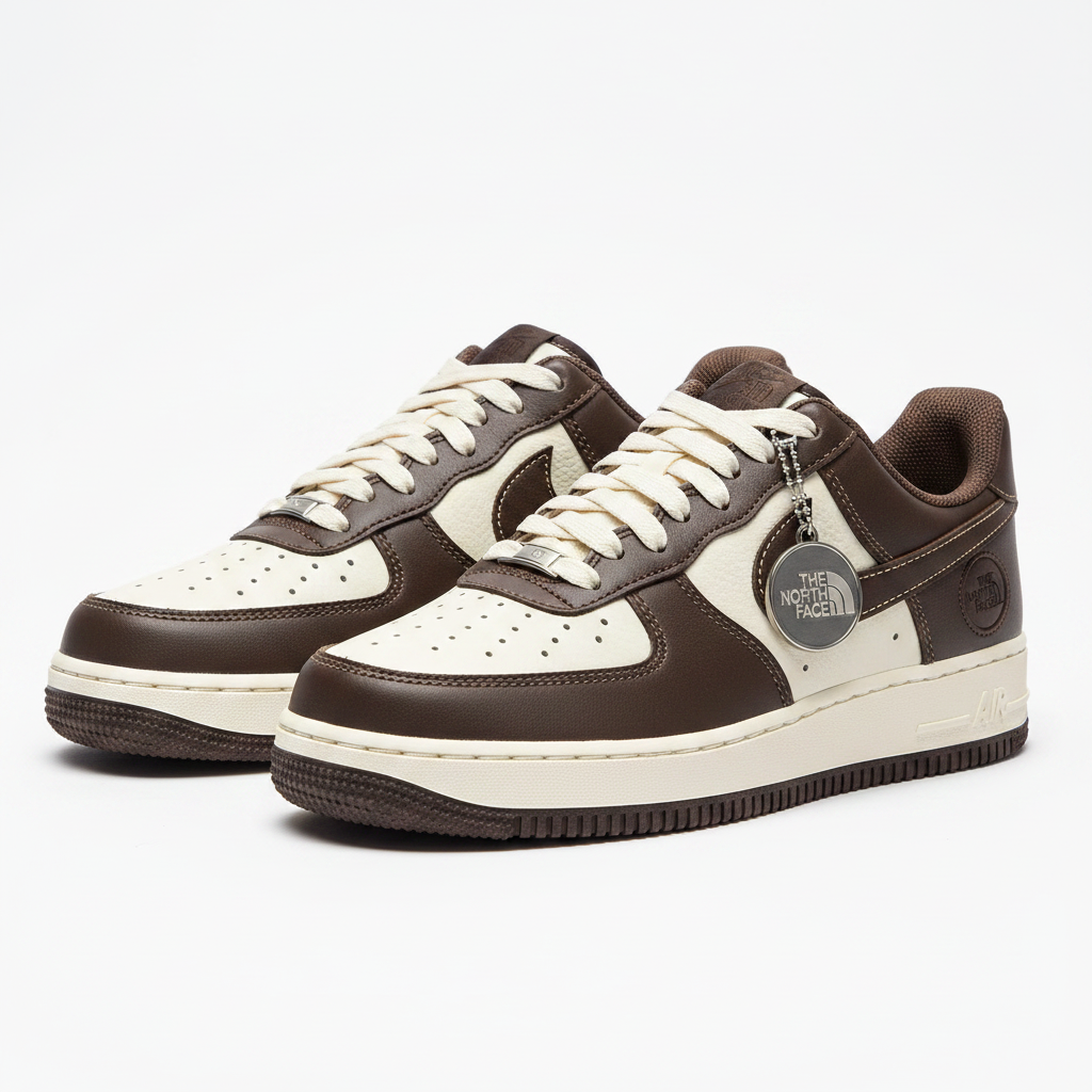 Nike Air Force 1 Low x The North Face Cream/Brown