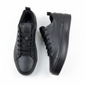 ECCO Soft 7 Low-Top Leather Sneakers Triple Black