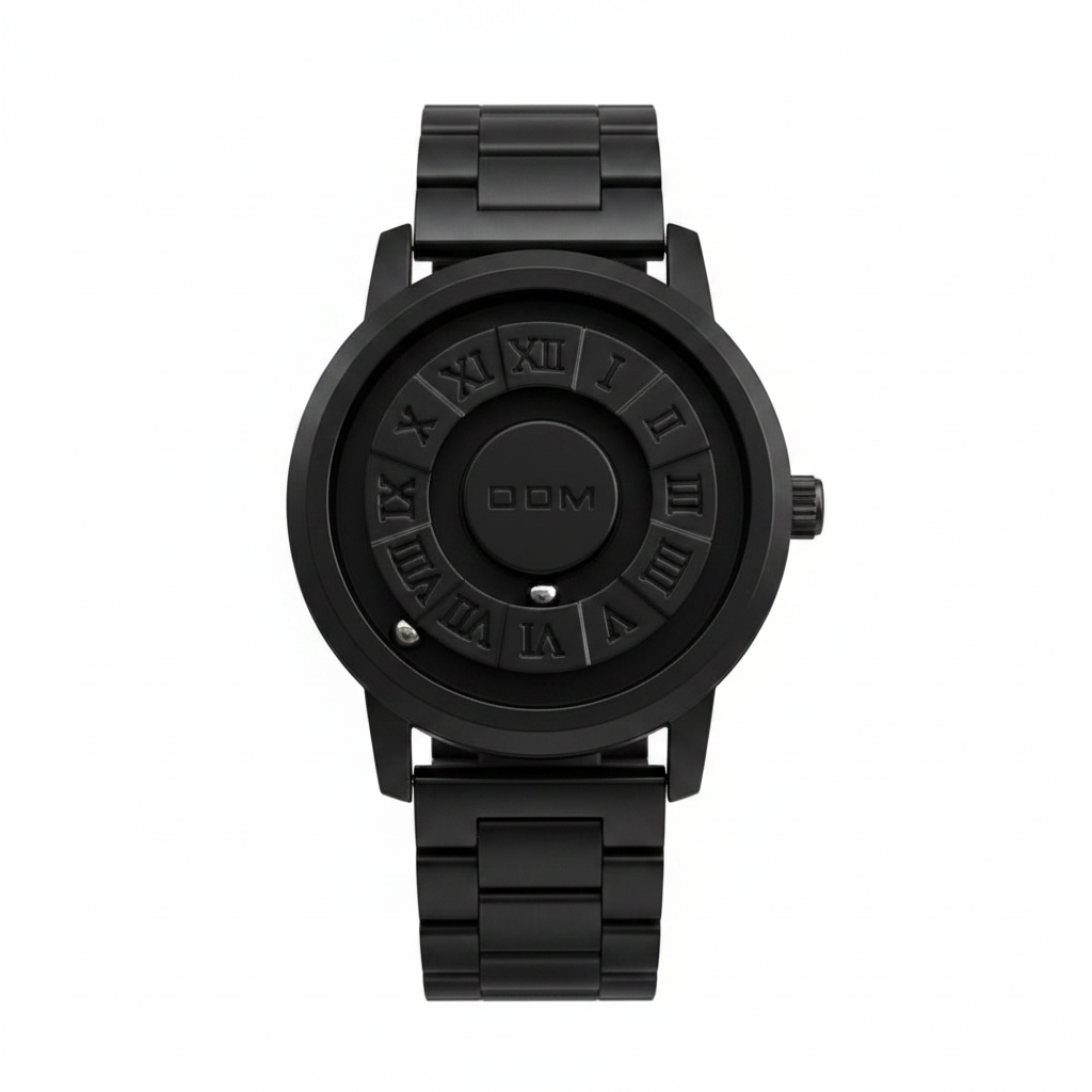 DOM Magnetic Ball Watch – All Black Edition