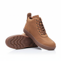 Men's Tan Brown Leather Lace-Up Ankle Boot