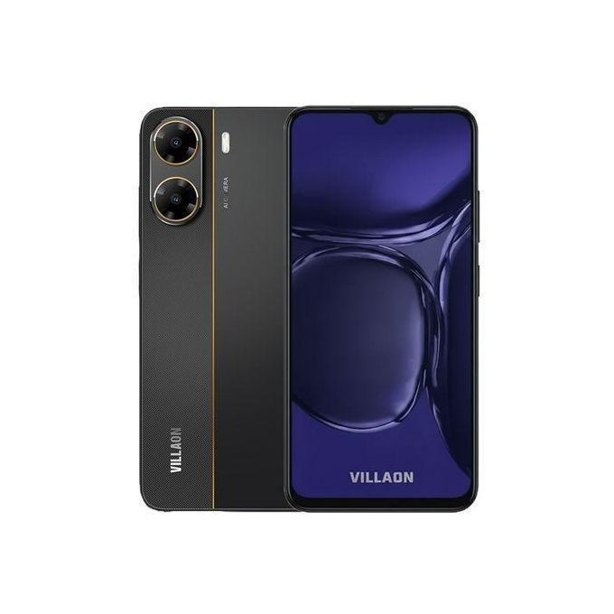 VILLAON V50s Smartphone – Black | 6.52" HD Display | 3GB RAM | 32GB ROM | Dual SIM
