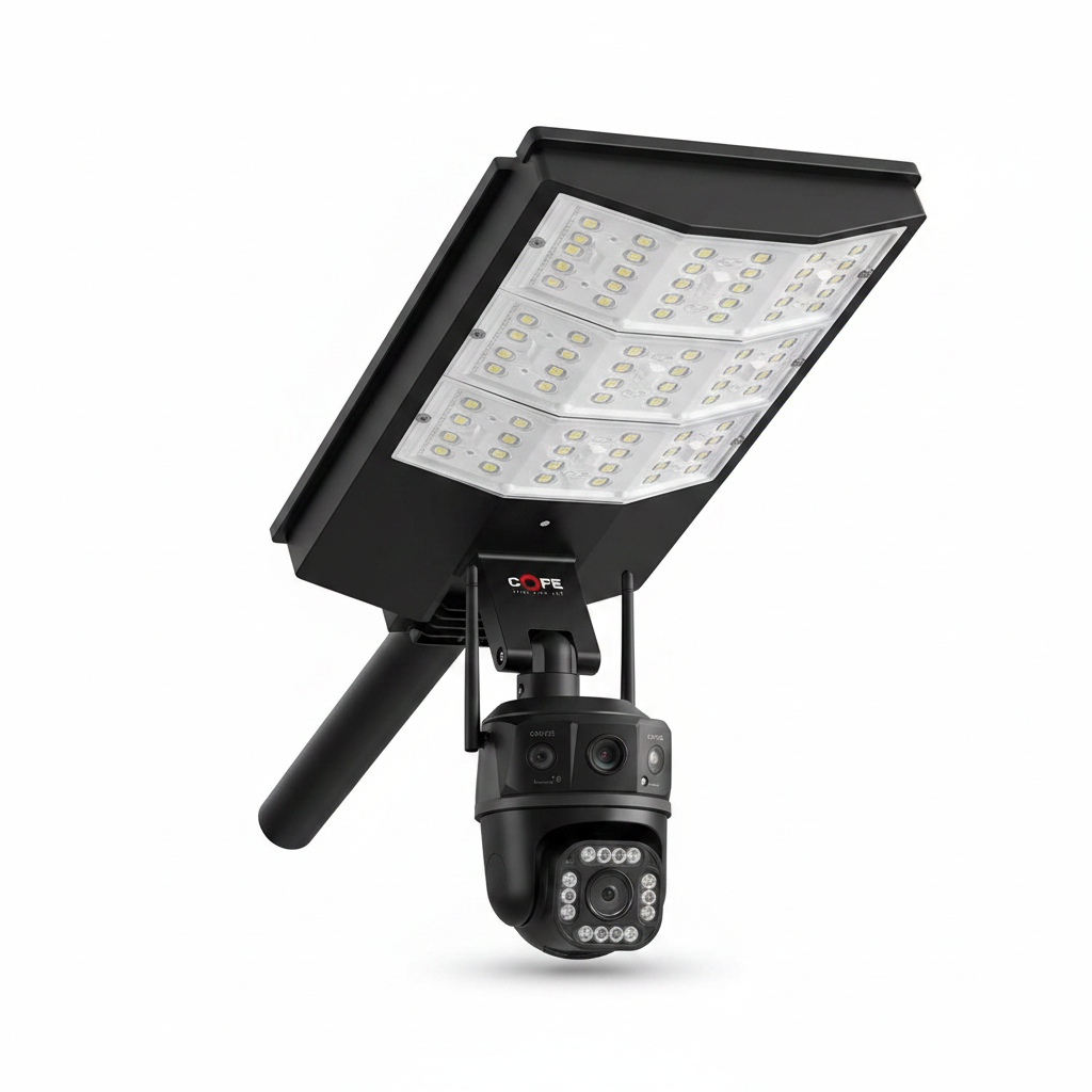 COFE Solar Street Lighting Camera – 4G & WiFi (CF-SLSPT4G207)