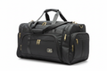 Travel Duffel Bag – Dark Grey with Gold Zippers