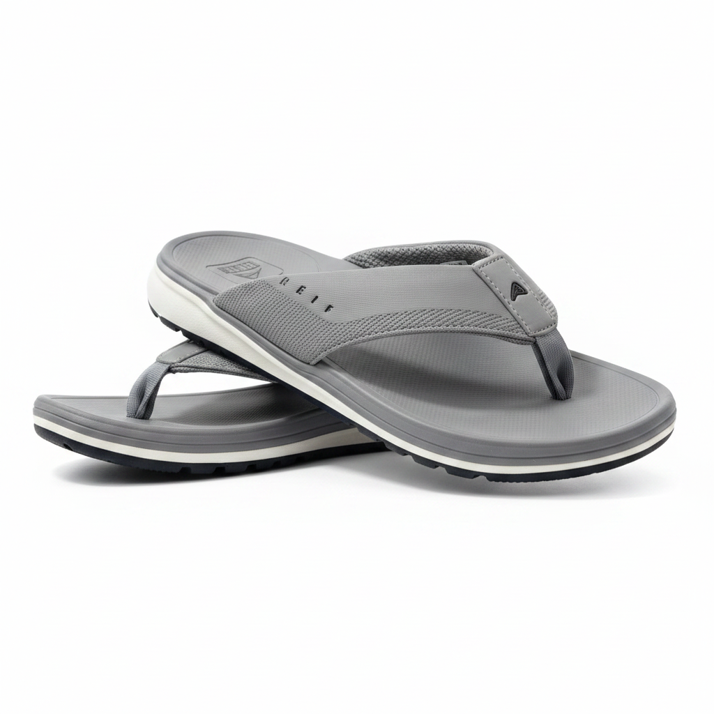 Men's Premium Grey Flip Flop Sandals