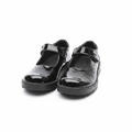 Crabkids Girls Black Patent T-Bar School Shoes