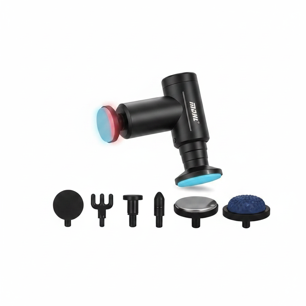 6 in 1 Rechargeable Massage Gun – Hot & Cold Compress