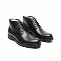 Men's Genuine Leather Chukka Boots Black