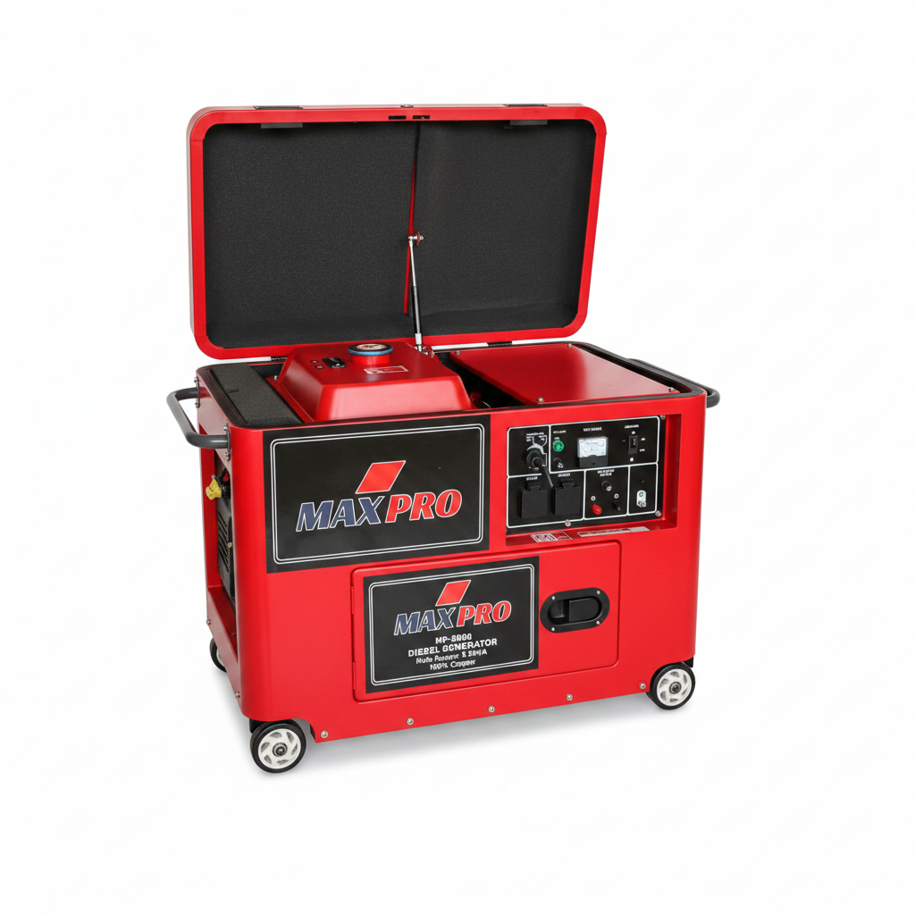 MaxPro MP-8900 Silent Diesel Generator 8.5KVA